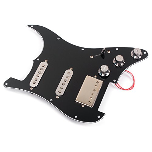 image for MagiDeal Loaded Alnico 5 Pickup Pick Guard Scratch Plate Set for Elect