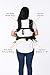 Baby Tula Explore Baby Carrier 7 – 45 lb, Adjustable Newborn to Toddler Carrier, Multiple Ergonomic Positions, Front and Back Carry, Easy-to-Use, Lightweight – Discover, Black with Gray Stars