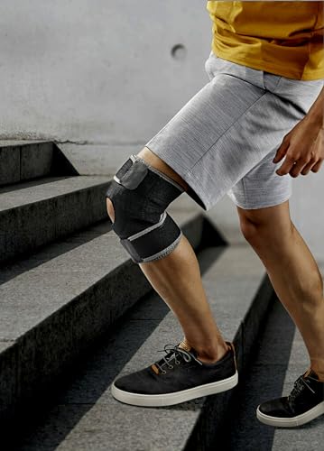 ACE Brand Adjustable Compression Knee Support, Moderate Support for Weak, Sore or Injured Joints, One Size Fits Most