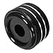 CynKen 4pcs 40x20mm Aluminum HIFI AMP Speaker Isolation Stand Turntable DAC Feet Pad Black