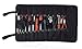KLOUD City Black Nylon Multi-Purpose 22-Pocket Socket Tool Roll Pouch/Bag/Carrier for Sets Plus KLOUD City Cleaning Cloth