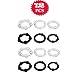 Love Fire 12 pcs delay cock ring black beads ejaculation penis ring Penile Silicone extender erection couple sex products toys for men