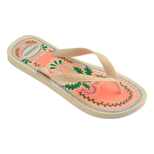 Chinelo Havaianas Top Summer Vibes Cor-Buttercream Tamanho 35-36