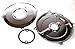 Generator To Alternator Conversion Backing Plate, Chrome, Compatible with Dune Buggy