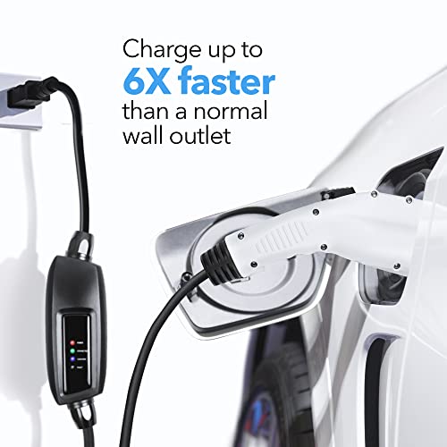 Lectron NEMA 515 Level 1 EV Charger 110V 16 Amp with 21 ft Extension Cord Compatible with