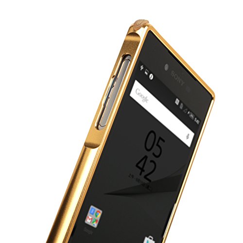 Mua Sony Xperia Z5 Premium ケース バンパー Dingxin 航空機用アルミバンパー Pc 背面カバー Docomo So 03h 耐衝撃 超薄型 最軽量 エクスペリアz5プレミアム 保護カバー ゴールド Tren Amazon Nhật Chinh Hang Fado