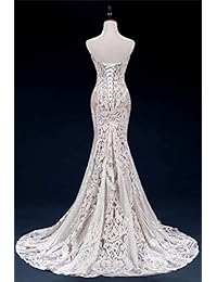 Ruolai vestido de noche de sirena con lentejuelas especiales para el cuello sin tirantes