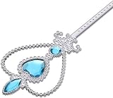 URAQT Princess Dress Up Accessories Set Crown Wand Earring Girls Party Cosplay view 3