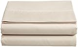 Clara Clark Supreme 1800 Collection Single Flat Sheet, Queen, Beige Cream