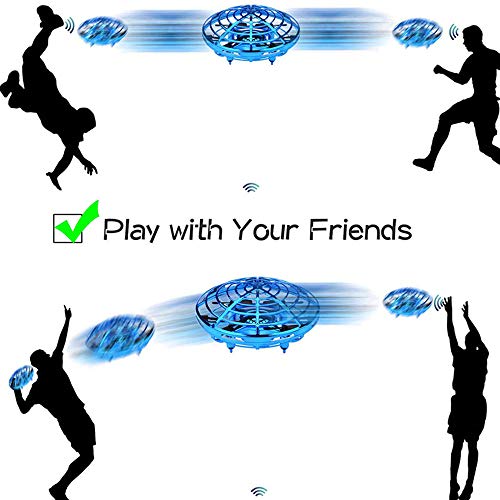 GRACEON Hand Operated Drones for Kids or Adults,Light Up Joy Flying Ball Drone,Easy Indoor Small Orb Flying Ball Drone Toys for Boys or Girls