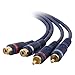C2G 13042 Velocity RCA Stereo Audio Extension Cable, Blue (25 Feet, 7.62 Meters)