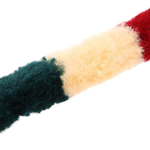 You May 3 Colors Black Tube Cleaner Rod Brush Multicolor Cleaning Brush for Clarinet Flute Piccolo