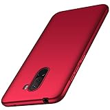 Anccer Compatible for Xiaomi Pocophone F1 Case [Colorful Series] [Ultra-Thin Fit] Premium Material Slim Cover for Xiaomi Pocophone F1 (Red)