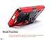 Huawei Raven LTE Case, Huawei Raven LTE Holster Case, Nagebee - Huawei Raven LTE H892L Heavy Duty Hybrid Armor Dual Layer Rhino Kickstand Belt Clip Holster Combo Rugged Case for Huawei Raven LTE H892L (Holster Red)