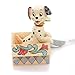 Disney Traditions by Jim Shore 101 Dalmatians Mini Lucky Personality Pose Stone Resin Figurine, 2.9