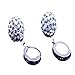 Ikevan Pendant Fashion Women's Sterling Silver Snowflake Stud Earrings Jewelry
