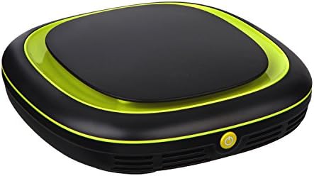 Car Air Purifier CZM Tech Air Cleaner Car Air Freshener Ionic Pro Air Purifier Car Adapter (Black)