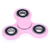 Fidget Hand Spinner, Efly Tri-Spinner Fidget Toy Stress Reducer Ceramic Bearing - Perfect For ADD, ADHD, Anxiety, and Autism Adult Children (pink)