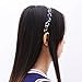 Metal Headband Hard Hair Hoop Hollow Woven Hair Band, 3pcs