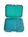 Smartbentobox Leakproof Bento Lunch Box with 4 Storage Compartments, Retro Green