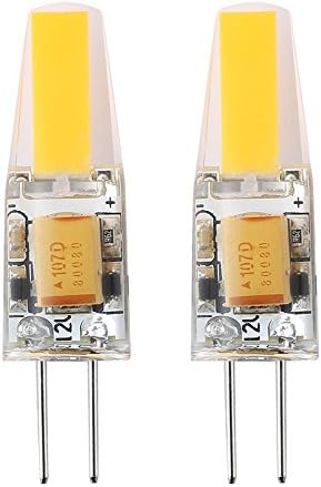 Goodland's NEW Mini G4 LED Lamp-2W DC/AC 12V-G4 LED Light COB Bulb Replace Halogen Lights (2 Pack, Soft White -2700K)
