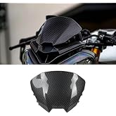 For 2026 Street Triple 765RS 2025 2024 2023 NEW Motorcycle Front Windshield Windscreen Visor Wind Screen Shield Spoiler Deflector street triple 765rs Accessories (Carbon Texture)