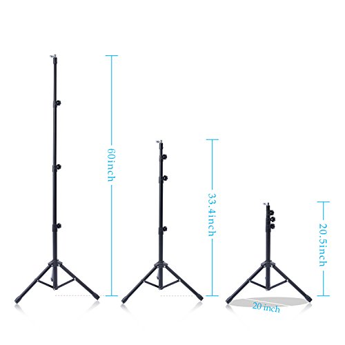 image for T-SIGN IPad Tripod Stand Mount, Reinforced Foldable Floor, Height Adju