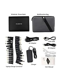 Krisdonia   Batería portátil para ordenador portátil (500 mAh)