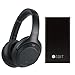Sony WH-1000XM3 Wireless Noise-Canceling Over-Ear Headphones, Black - with Orbit Powerbank Charger...