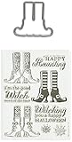 Hero Arts Witch Feet Stamp & Cut Die