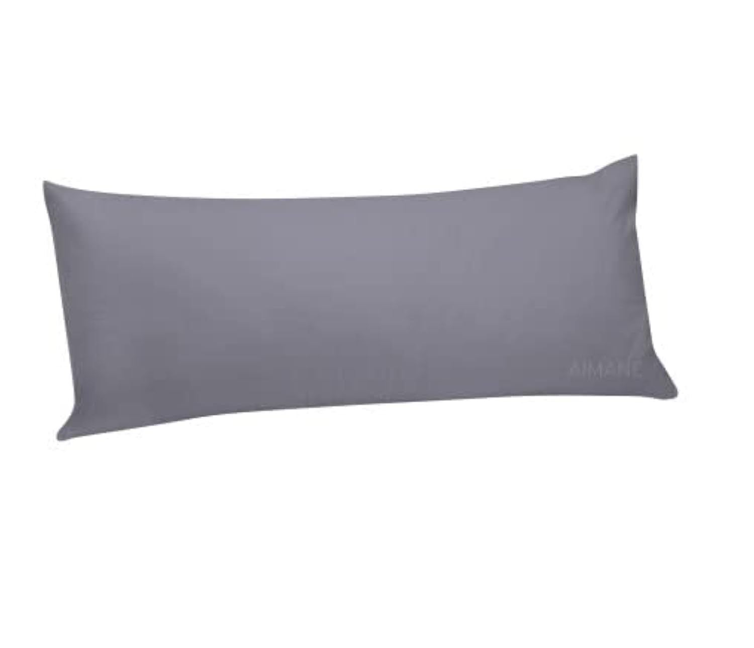 AIMANE® Long Bolster Pillowcase Cover - Body Pillow Neck Support - Orthopaedic Bolster Pillowcase Cover Nursing Pregnancy Support Long Pillowcases (Super King 6FT, Grey)