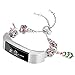 Wearlizer Compatible for Alta and Alta hr Bands for Women Bracelet with Christmas Santa and Christmas Tree Metal Wrist Band for Alta Christmas Bands (Tree)