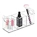 iDesign Clarity BPA-Free Plastic Divided Catch-All Organizer Tote - 9