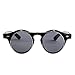 XILALU Steampunk Goth Goggles Glasses Retro Flip Up Round Sunglasses Vintage