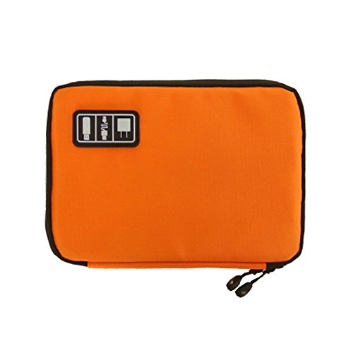 EasyHui Electronics Storage Case Bag Small Universal Travel Cables Organizer Bag Electronics Accessories Bag Purse for USB Phone Charger and Hard Disk