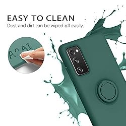 DUEDUE for Samsung S20 FE 5G Case Liquid Silicone