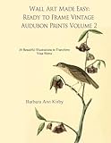 Wall Art Made Easy: Ready to Frame Vintage Audubon Prints Volume 2: 30 Beautiful Illustrations to Transform Your Home by Barbara Ann Kirby