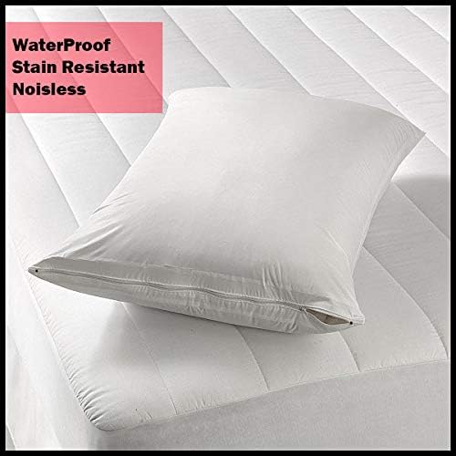 Amazon Com Waterproof Pillow Protector Pillowcase Protector With