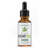 Hemp Oil for Pain Relief - Stress Support, Anti Anxiety, Sleep Supplements - Herbal Drops - Rich in MCT Fatty Acids - Natural Anti Inflammatory - No THC, CBD or Cannabidiol
