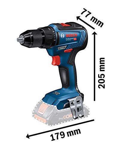 Bosch Professional 18V System Akkuschrauber-Set GDR 18V-200 & GSR 18V-55 (inkl. 2 x GBA 18V 4.0Ah Akku + Ladegerät GAL… – Bild 7