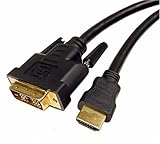 Cables Unlimited 3-Feet HDMI to DVI D Single Link Male to Male Cable