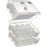 PQ Earplugs for Sleep - 24 Moldable Wax Ear Plugs for Sleeping - Swimming - Shooting - Snoring - Sound Blocking Level 32 dB - Noise Cancelling Womens Ear Plugs