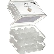 PQ Earplugs for Sleep - 24 Moldable Wax Ear Plugs for Sleeping - Swimming - Shooting - Snoring - Sound Blocking Level 32 dB - Noise Cancelling Womens Ear Plugs