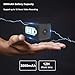 Luowice Hidden Camera Mini Spy Camera Indoor WiFi 1080P HD Wireless Portable Small Nanny Cam with Two-Way Audio and Night Vision Motion Detection IP Security Camera Built-in Battery Cloud Storage, Black