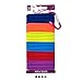 AwEx LARGE Hair Bands for Thick, Curly, Wavy Hair - 50 PCS Mixed Colors, 4 mm (0.16 Inch) Thick, 170 mm (6.7 inches) Long - No Metal Colorful Hair Ties for Women