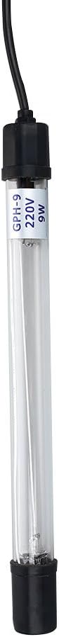 Haihuic Submersible UV Sterilizer Light for Aquarium Water Cleaner Bacteria-Killing Waterproof Sterilization Lamp for Fish Tank Filter Pump (3PCS)