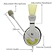 VCOM Attacker Computer Headphones with Microphone for PC Gaming Headset with Adjustable Microphone Works with Gaming Laptops Desktops Mic Headset for Skype with Volume Control-Yellow