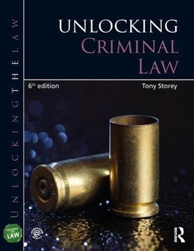 Unlocking Criminal Law (Unlocking the Law) Paperback – 21 Jun. 2017
