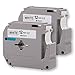 2-Pack Compatible P-Touch M Tape M231 MK231 M-K231 M-231 Label Tape, Replace for P Touch PT-70BM,PT-M95,PT-90,PT-70,PT-65,PT-70SR,PT-85, 1/2 Inch x 26.2 Feet(12mm x 8m),Black on White