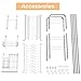 NEX Over The Sink Dish Rack, Dish Drying Rack for Kitchen Stainless Steel Dish Drainer Large Capacity with Cutting Board Holder Sink Shelf Storage Rack